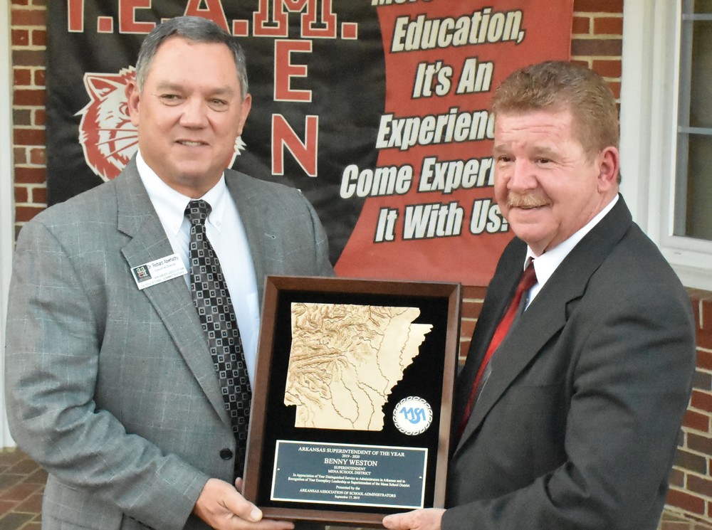 Weston receives award!