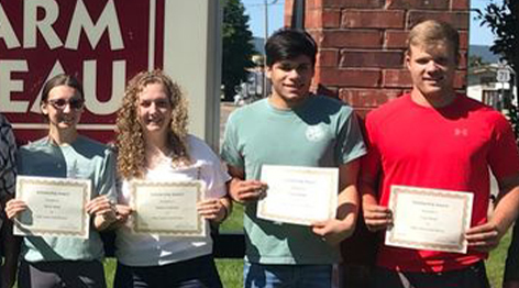 Polk County Farm Bureau Scholarship Recipients!