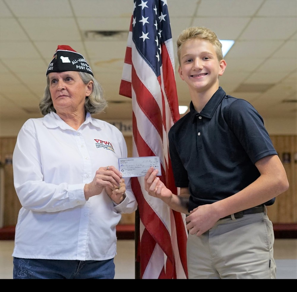 Smith Takes 1st In Essay Contest!