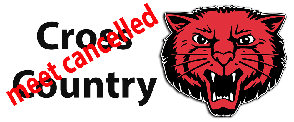 CROSS COUNTRY MEET CANCELLED!