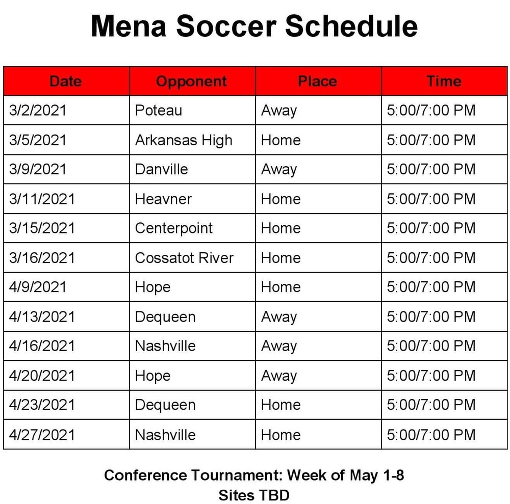 2021 Mena Soccer !
