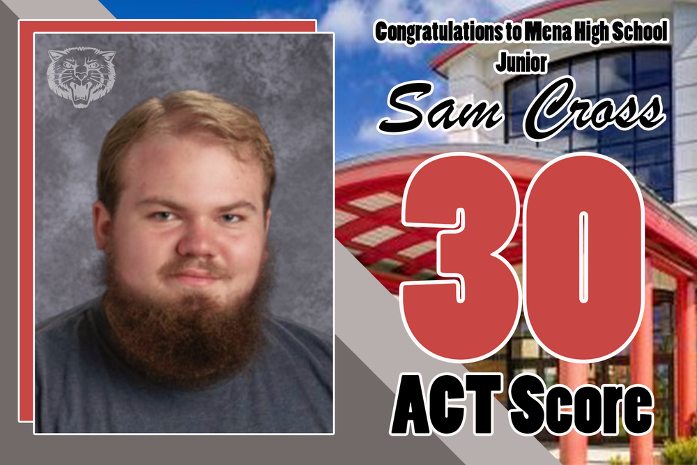 Cross scores 30 on ACT !