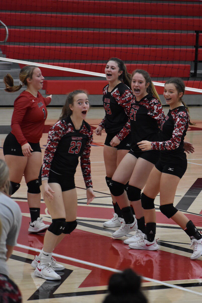 Jr. Ladycats Top Mansfield!