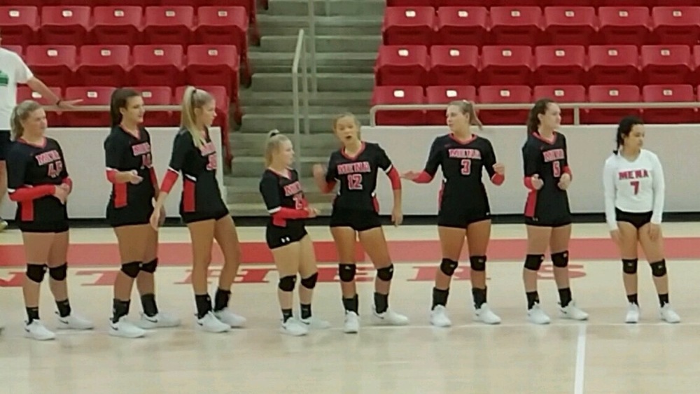 MENA VOLLEYBALL SWEEPS MAGNOLIA!