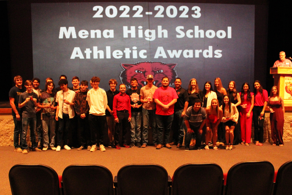 MHS Athletic Awards ! Mena High School