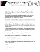 A message from Mena Public School Superintendent Benny Weston!