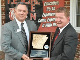 Weston receives award!