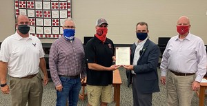 Board Presents Resolution!
