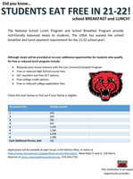 Students Eat Free In 21/22 !